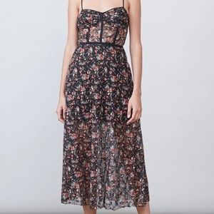 Allen schwartz bustier dress